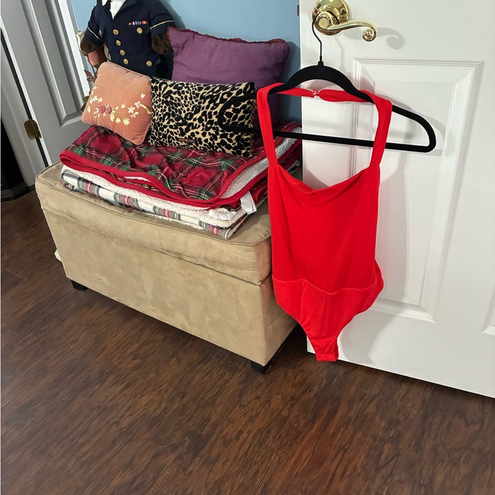 Super Down by Revolve Red Women's Bodysuit